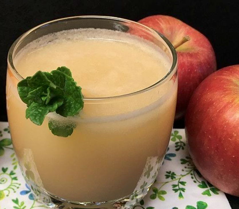 Ein Apfel am Tag: Apfelweinmolke